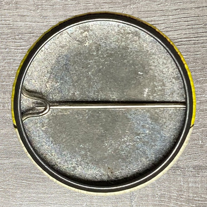 Vintage Advertising Soda Drink Cresta It’s Frothy Man 1980s Button Pin Badge