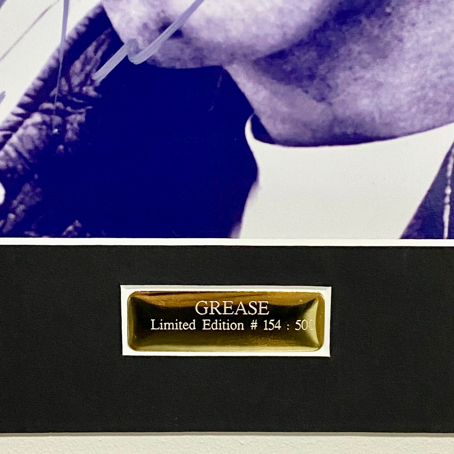 Vintage Grease John Travolta No.154 /500 Limited Ed Mounted Film Cell Display