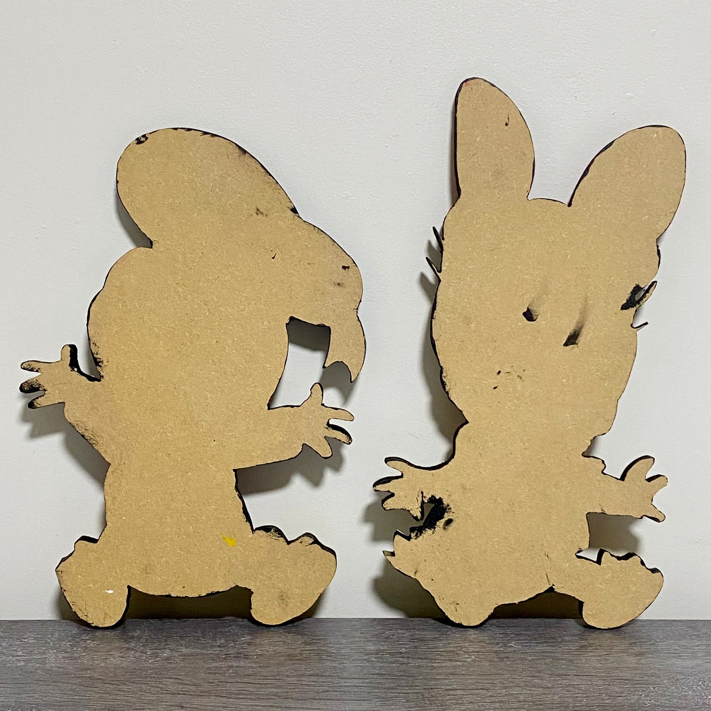 Donald & Daisy Duck Disney Wall Display Plaque Art Sign Set Of 2 Painted Pair