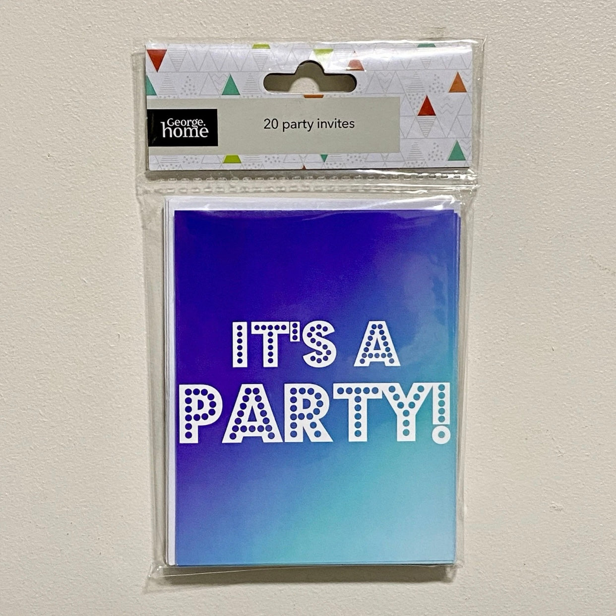 20 Party Invites 1 Pack It’s A Party Birthday Summer School Unisex Invitations