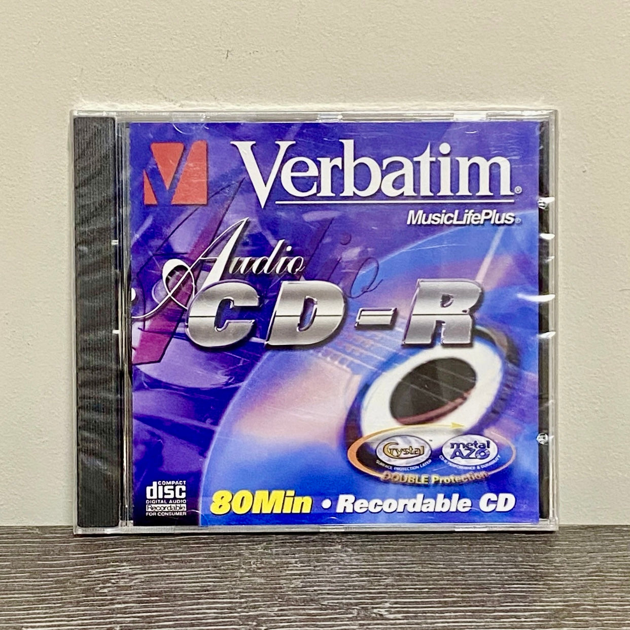 2x Audio CD-R Verbatim 80 Min Recordable CD Brand New & Sealed