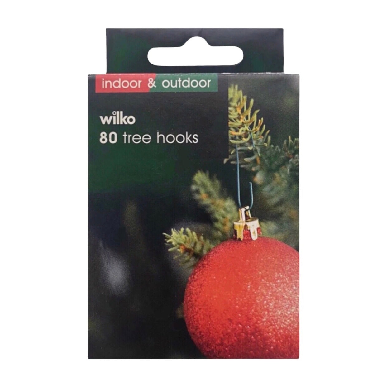 Christmas Tree Ornament Baubles Multi Purpose Green 160x Hooks 2x Boxes Wilko
