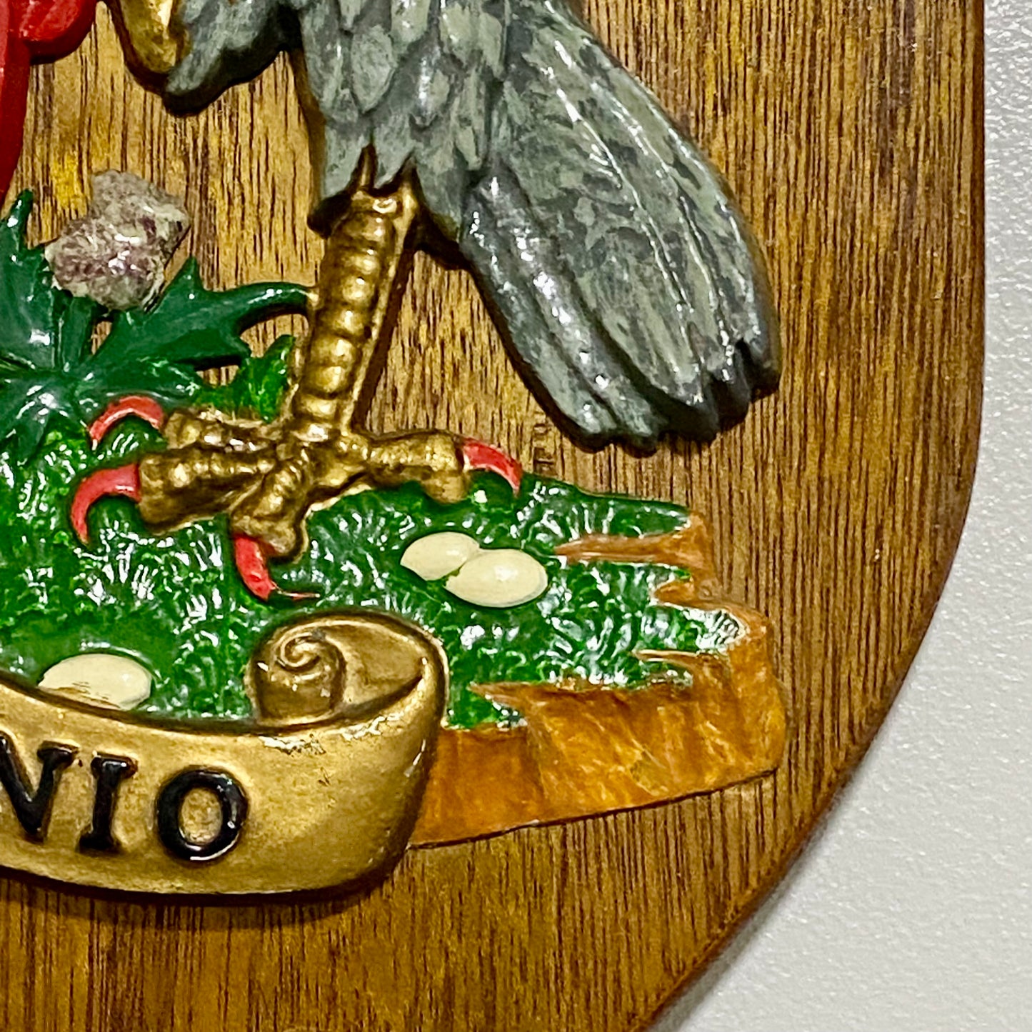 Vintage Heraldic Armorial General Accident Insurance Coat Of Arms Moneo Et Munio