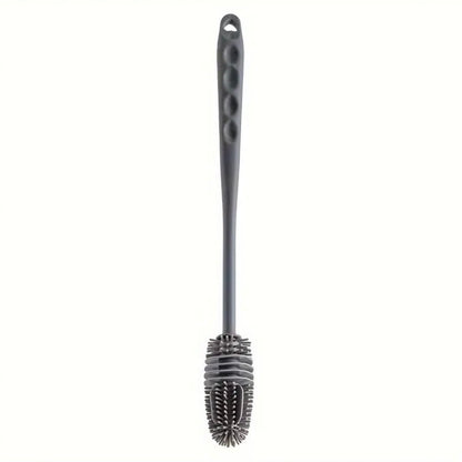 4 Piece Silicone Long Handle Bottle Brush Glass Cleaning Kitchen Washing Tool