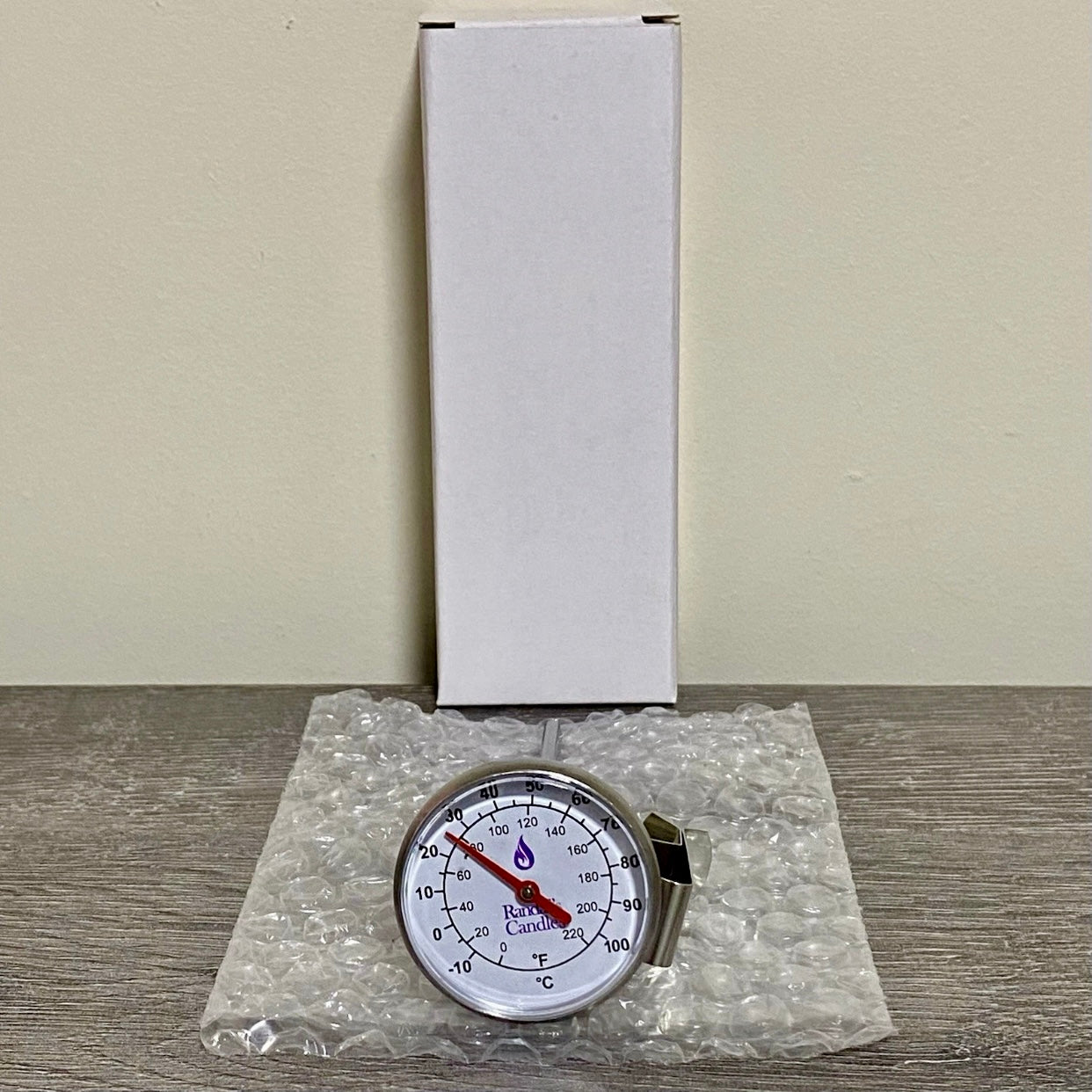Randall’s Candles Stainless Steel Frothy Coffee & Milk Thermometer 125mm Barista