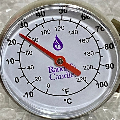 Randall’s Candles Stainless Steel Frothy Coffee & Milk Thermometer 125mm Barista