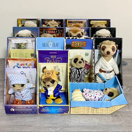 15 Various Compare The Market Meerkat Collectible Soft Plush New With Tags & COA