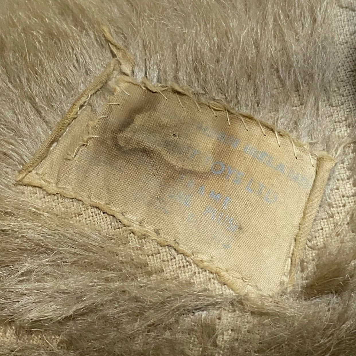 Vintage Pedigree Soft Toys 1940s/50's Mohair Dog Push Along Walker Toy Prop Rare