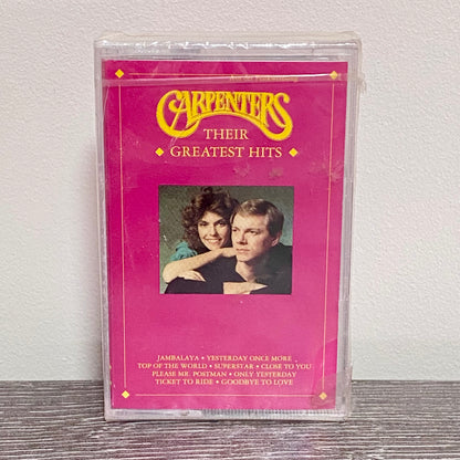 Vintage Carpenters Their Greatest Hits Music 1993 Cassette Tape 397 186-4 Sealed
