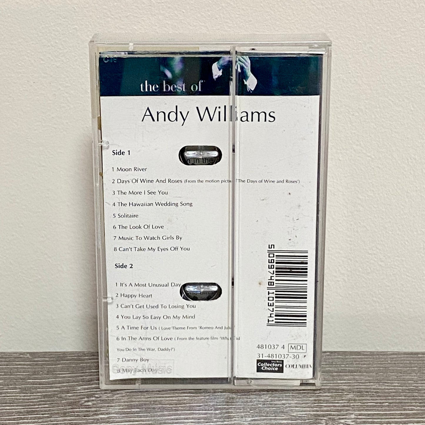 Vintage The Best Of Andy Williams Music 1998 Cassette Tape Album Cat No. 4810374