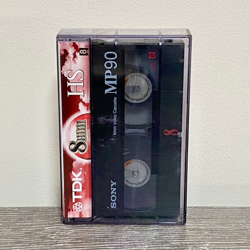 Vintage 1x Sony MP90 8mm Video Blank Cassette Tape For Camcorder TDK