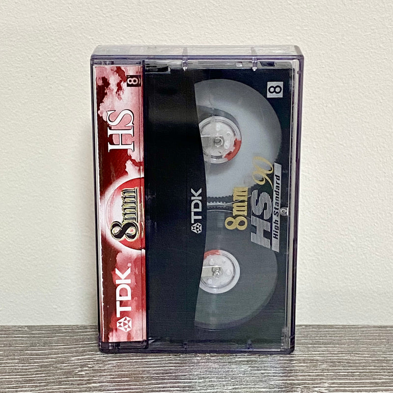 Vintage 1x TDK HS 90 High Standard 8mm Video Blank Cassette Tape For Camcorder