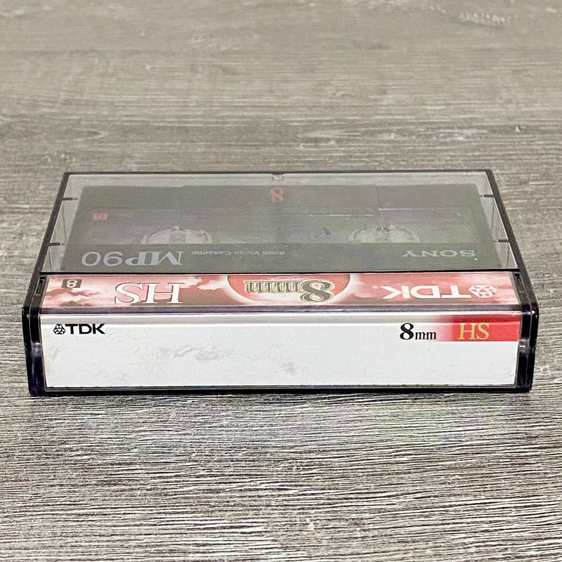 Vintage 1x Sony MP90 8mm Video Blank Cassette Tape For Camcorder TDK