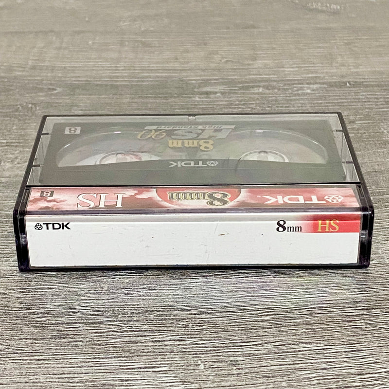 Vintage 1x TDK HS 90 High Standard 8mm Video Blank Cassette Tape For Camcorder