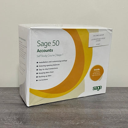 Official Sage 50 Accounts Professional Self Study Course Stage 1 New & Sealed