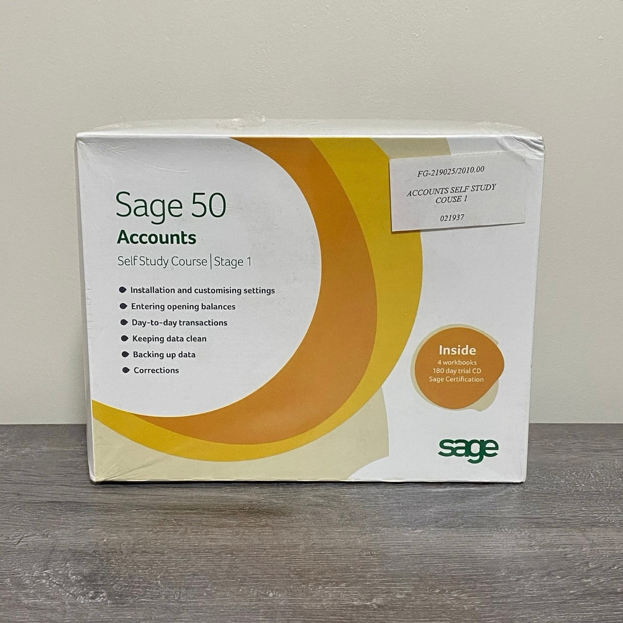 Official Sage 50 Accounts Professional Self Study Course Stage 1 New & Sealed