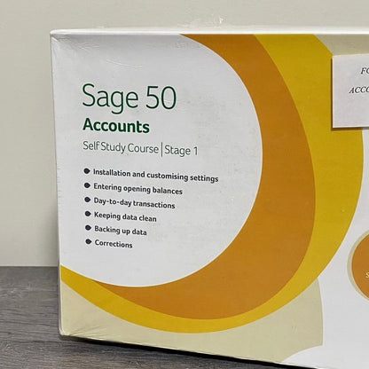 Official Sage 50 Accounts Professional Self Study Course Stage 1 New & Sealed