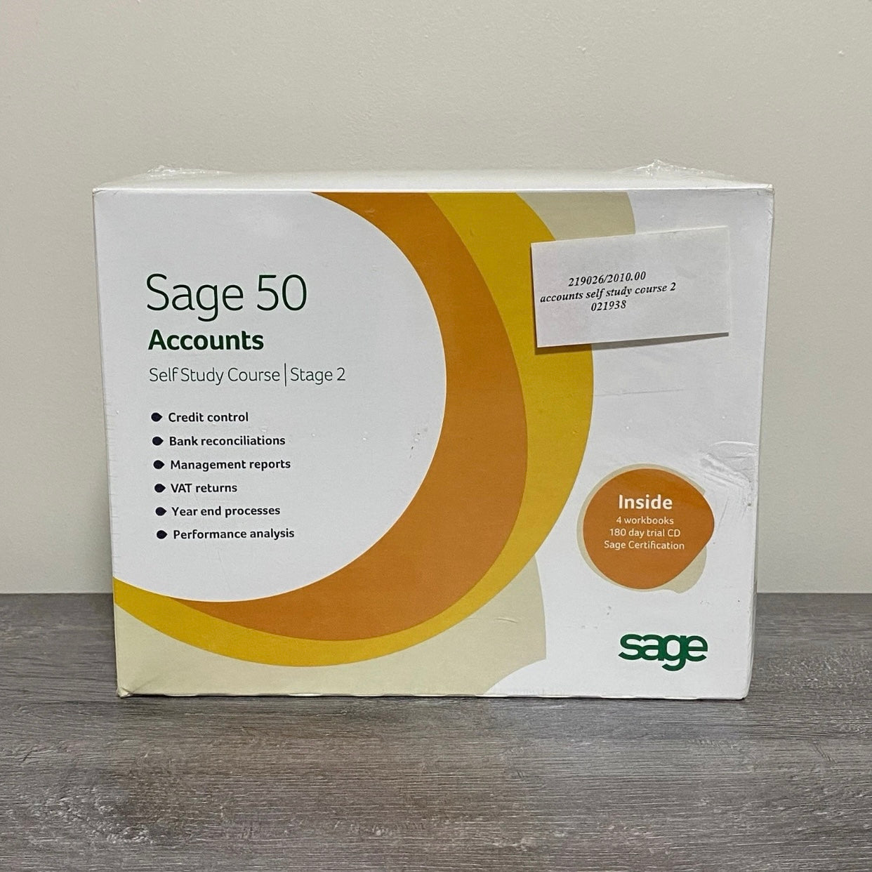 Official Sage 50 Accounts Professional Self Study Course Stage 2 New & Sealed