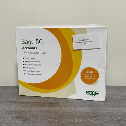 Official Sage 50 Accounts Professional Self Study Course Stage 2 New & Sealed