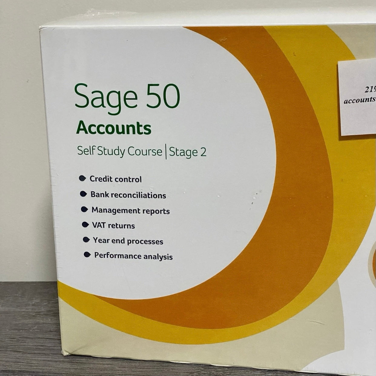 Official Sage 50 Accounts Professional Self Study Course Stage 2 New & Sealed