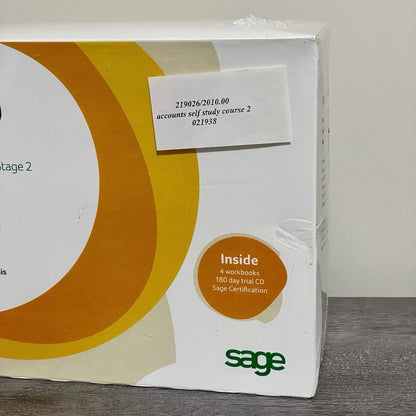 Official Sage 50 Accounts Professional Self Study Course Stage 2 New & Sealed