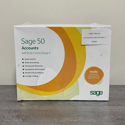 Official Sage 50 Accounts Professional Self Study Course Stage 3 New & Sealed