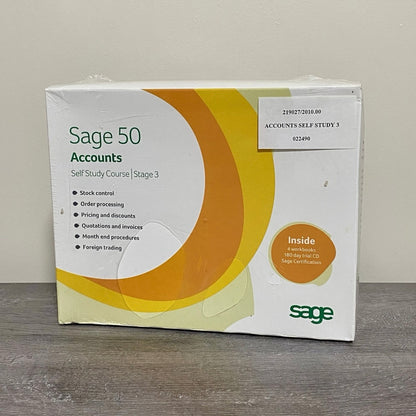 Official Sage 50 Accounts Professional Self Study Course Stage 3 New & Sealed