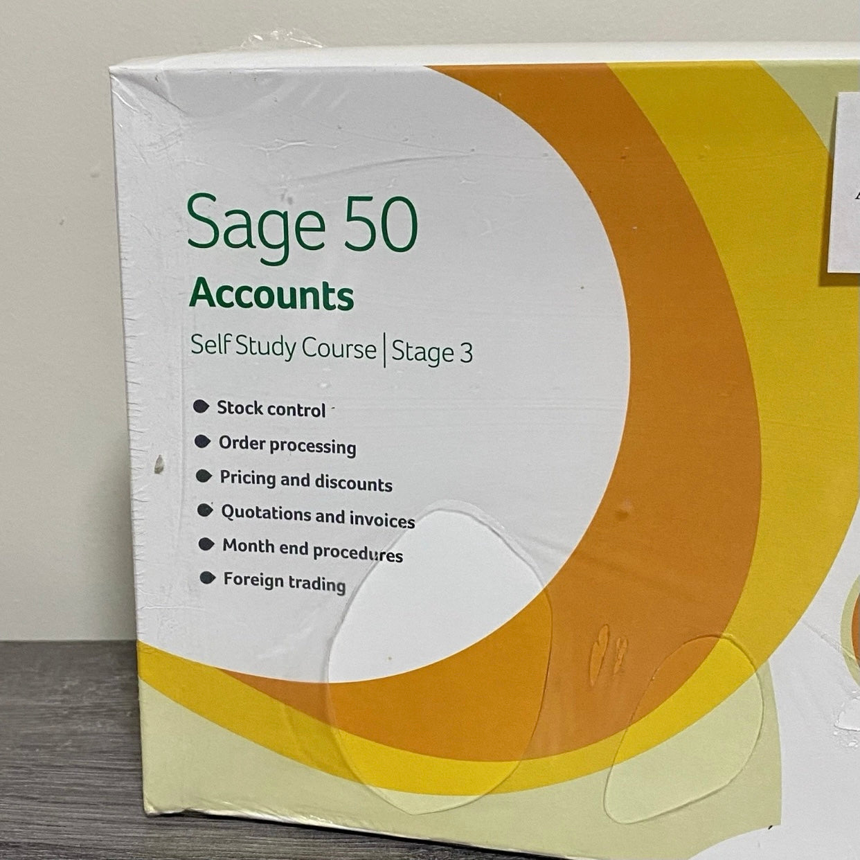 Official Sage 50 Accounts Professional Self Study Course Stage 3 New & Sealed
