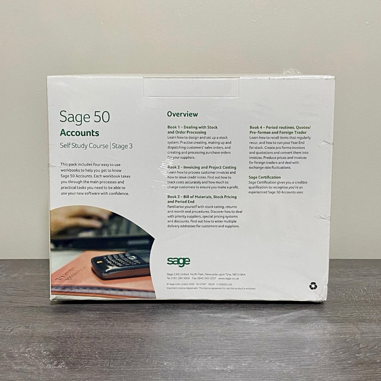 Official Sage 50 Accounts Professional Self Study Course Stage 3 New & Sealed