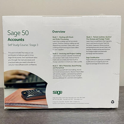 Official Sage 50 Accounts Professional Self Study Course Stage 3 New & Sealed