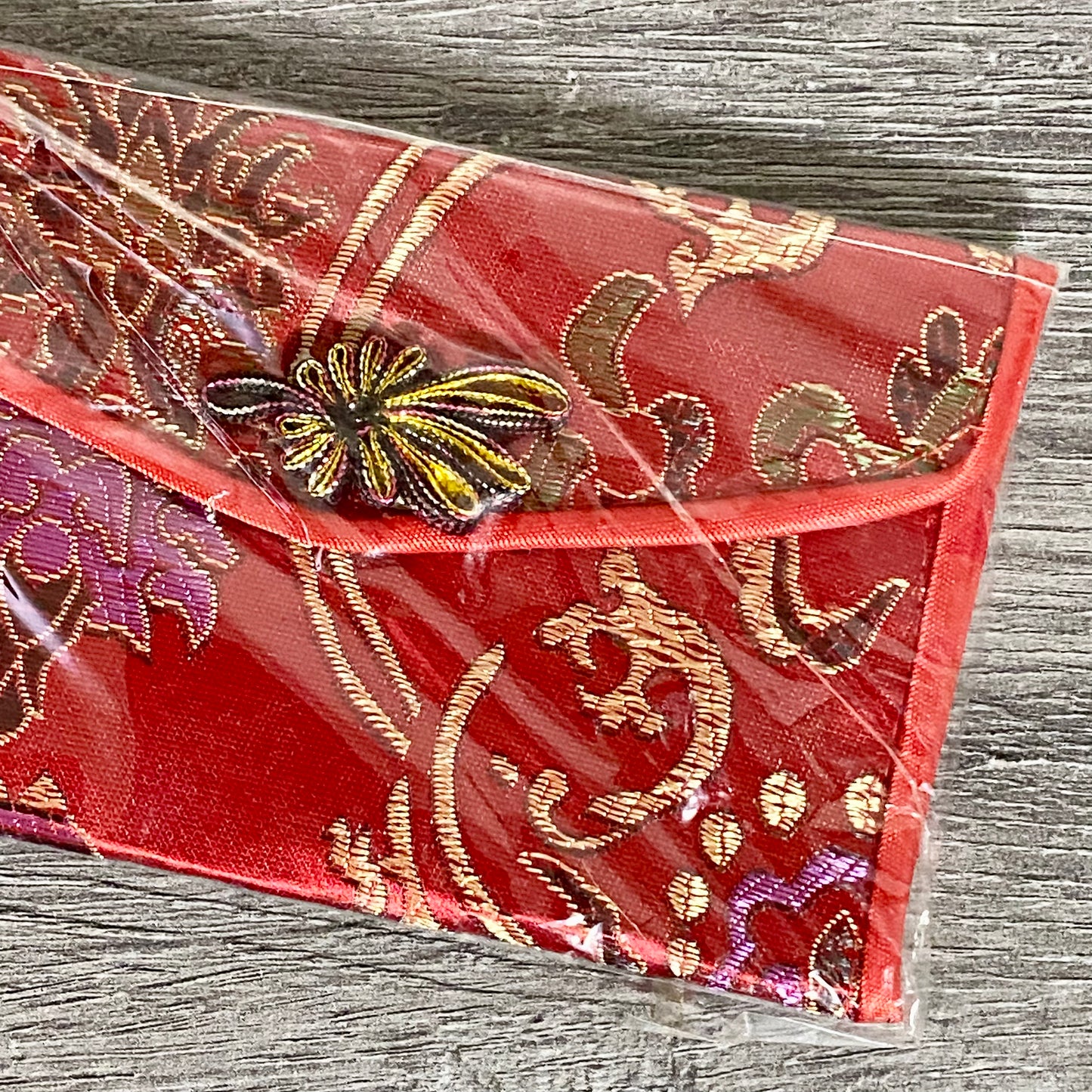 Chinese Traditional Oriental Style Silk Jewellery Travel Purse Pouch Floral Bag