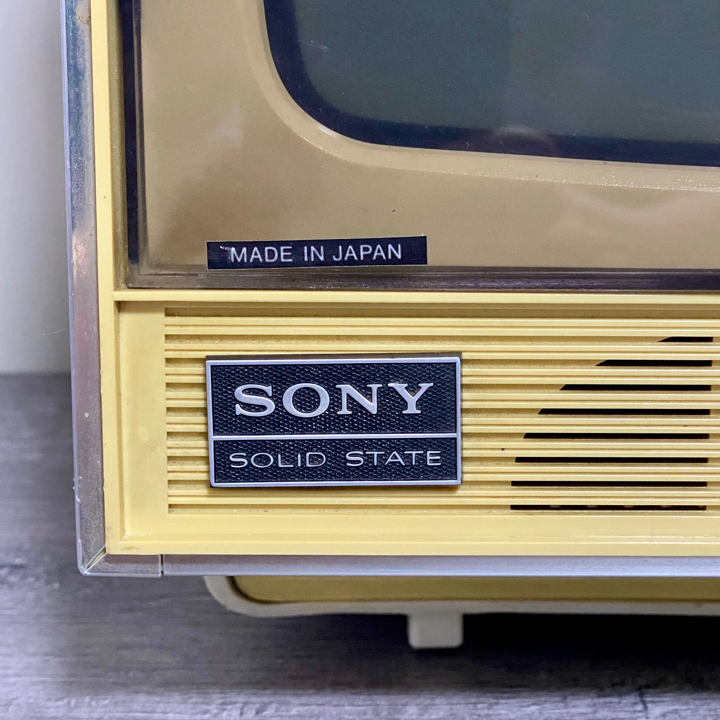 Vintage Sony TV-110 UK Black & White 1971 Portable TV Made In Japan VGC Rare