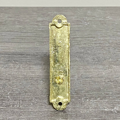 Vintage Curtain Tie Back Post Hooks Gold Colour Art Deco Retro Style Solid Metal