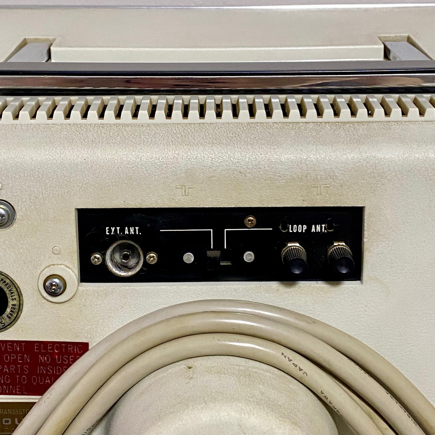 Vintage Sony TV-110 UK Black & White 1971 Portable TV Made In Japan VGC Rare