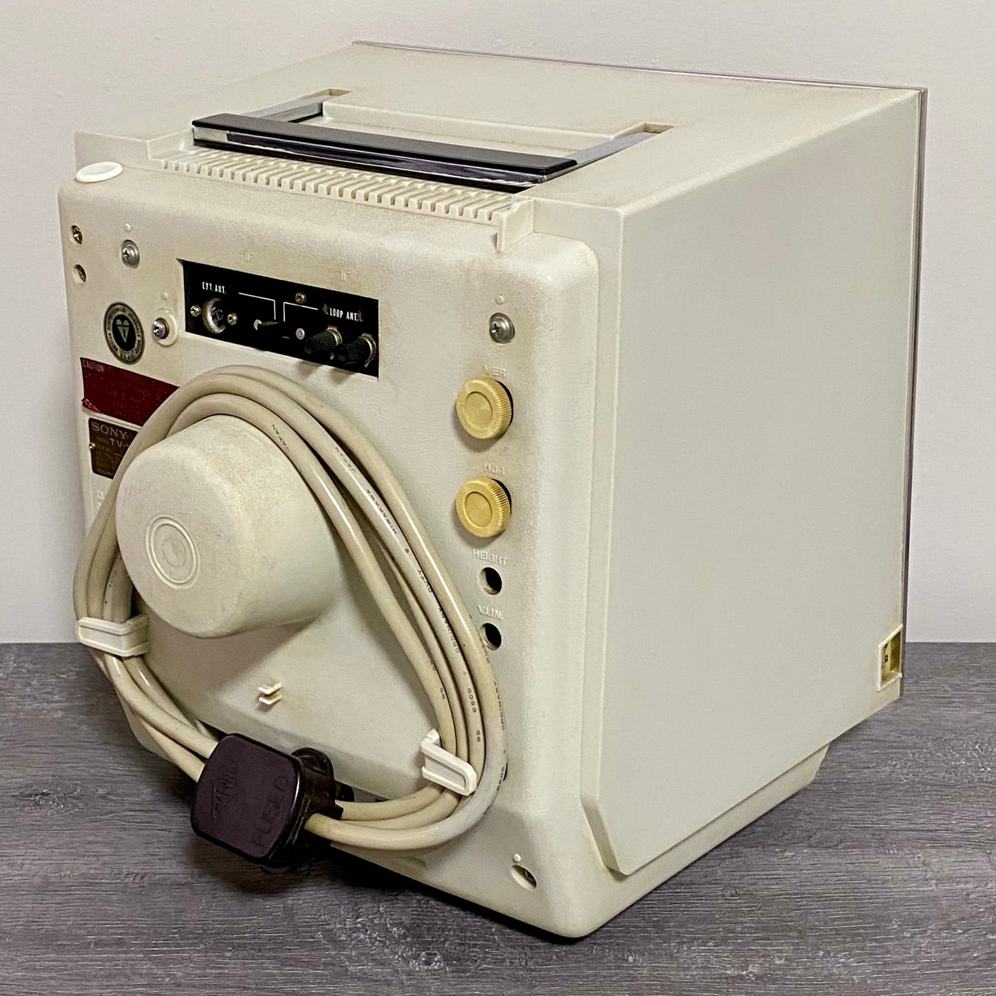 Vintage Sony TV-110 UK Black & White 1971 Portable TV Made In Japan VGC Rare