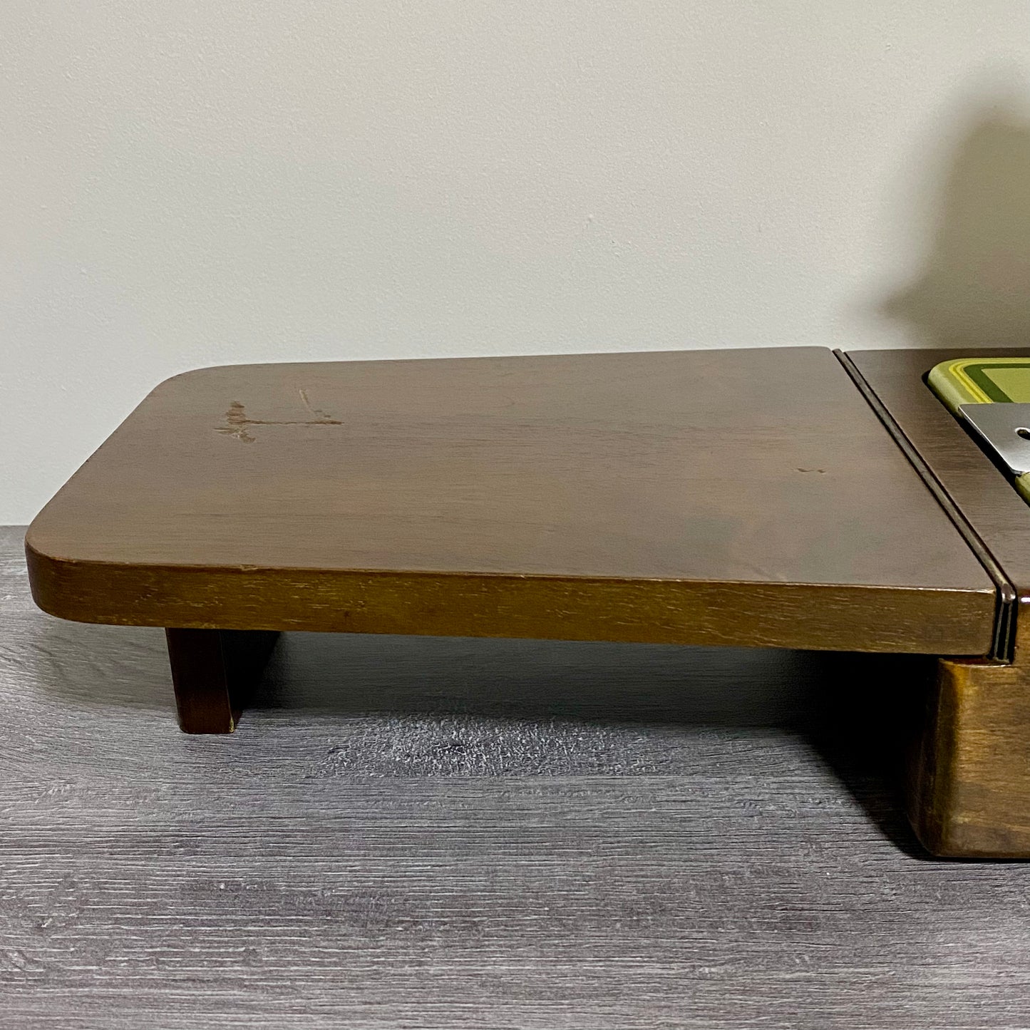 Vintage Rainbow Electric Sewing Machine Gold Colour & Carry Case VGC Very Rare