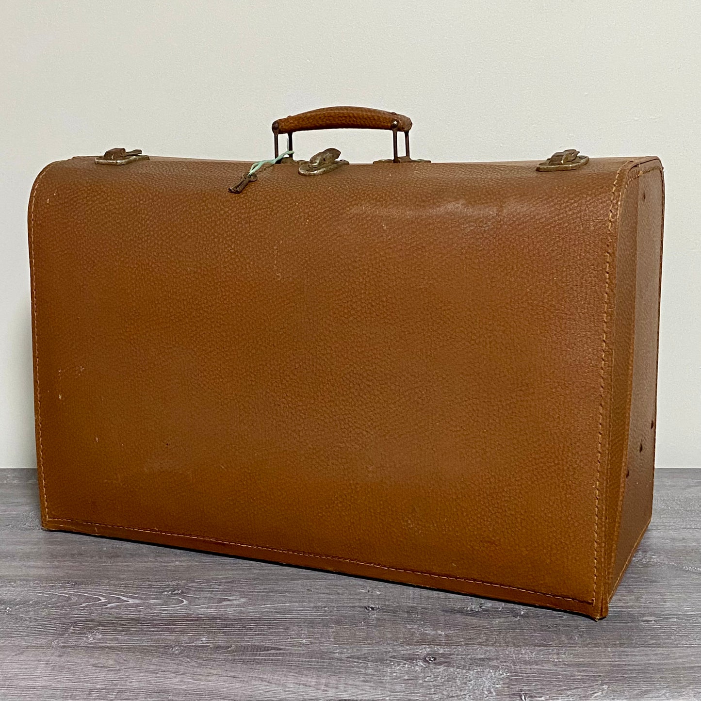 Vintage Rainbow Electric Sewing Machine Gold Colour & Carry Case VGC Very Rare