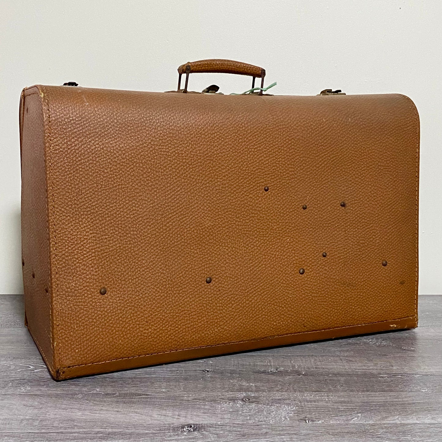 Vintage Rainbow Electric Sewing Machine Gold Colour & Carry Case VGC Very Rare