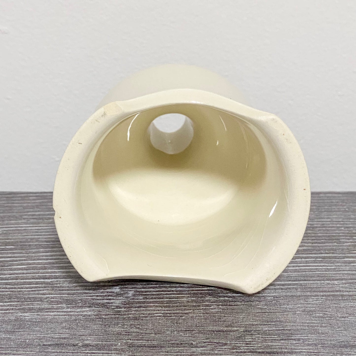 Vintage Ceramic Cream Traditional Pie Funnel Kitchen Baking Cookware Tool