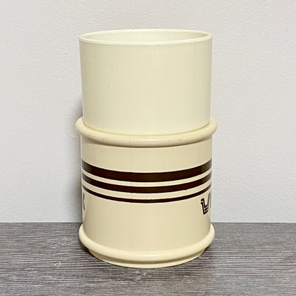 Vintage Plastic Klix Vending Machine Coffee Tea Cup Holder With Mug Set Rare