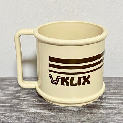 Vintage Plastic Klix Vending Machine Coffee Tea Cup Holder With Mug Set Rare