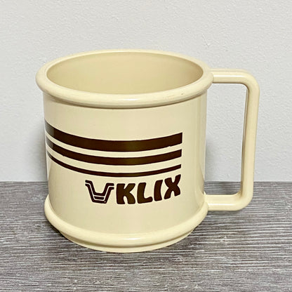 Vintage Plastic Klix Vending Machine Coffee Tea Cup Holder With Mug Set Rare