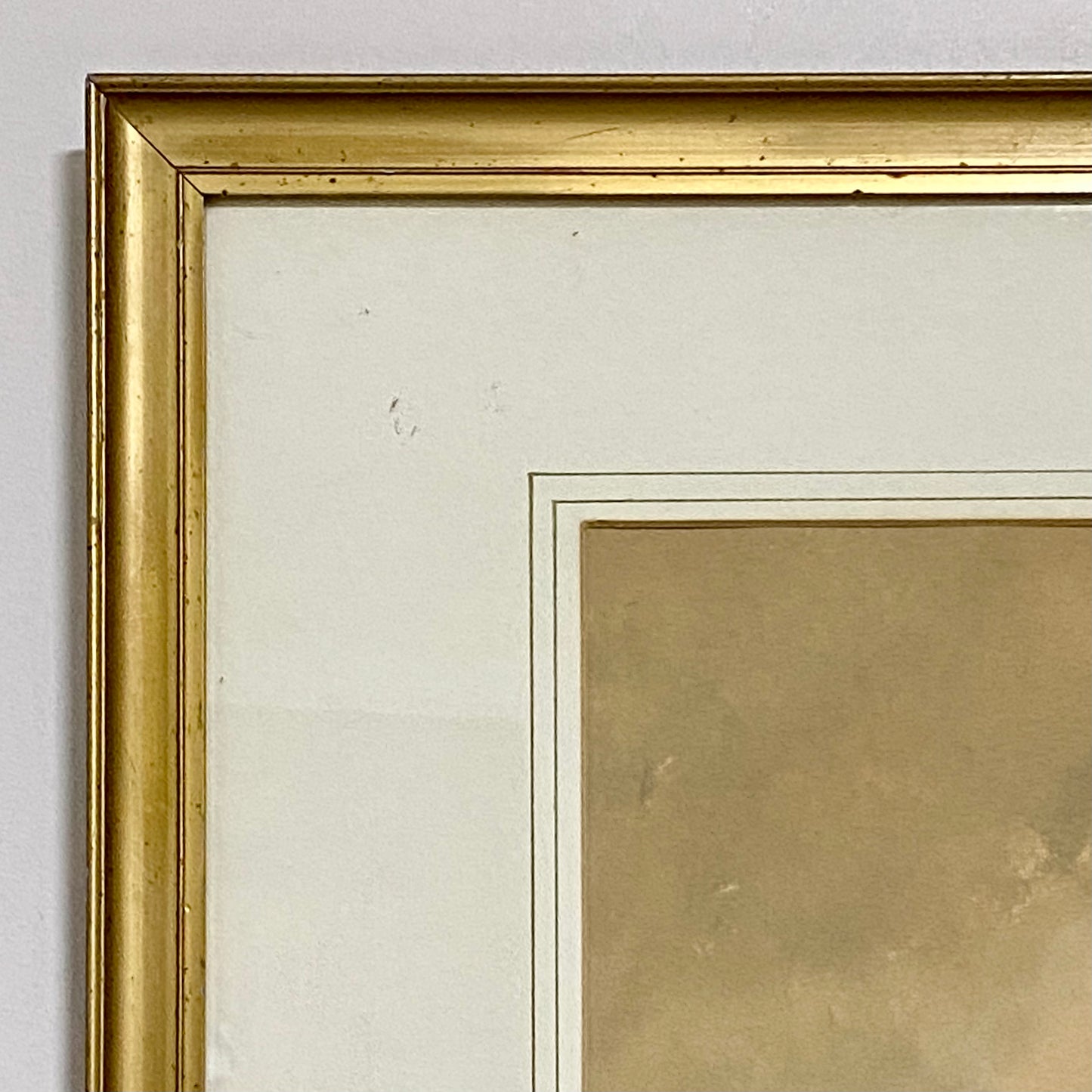 Vintage Watercolour Habour Fishermen Boats Scene Signed By Anthony Crake Framed