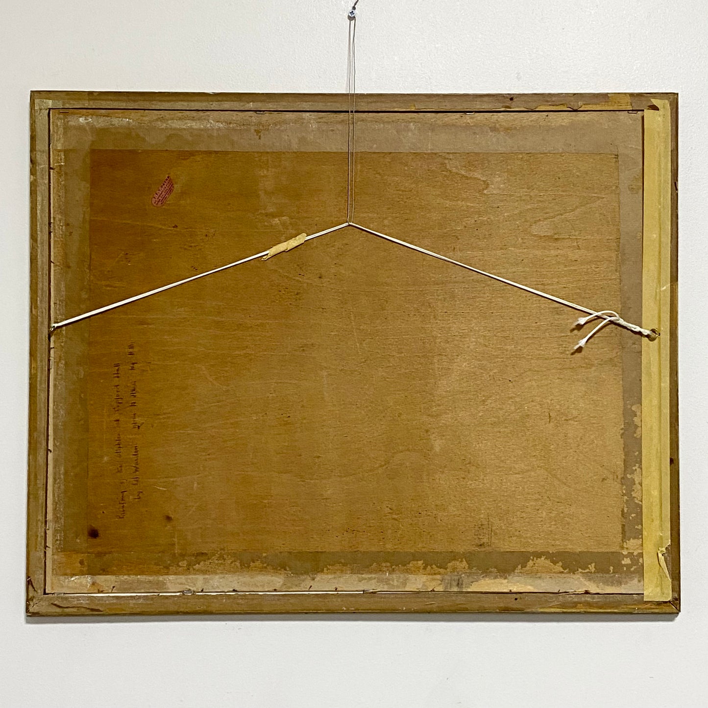 Vintage Watercolour Habour Fishermen Boats Scene Signed By Anthony Crake Framed