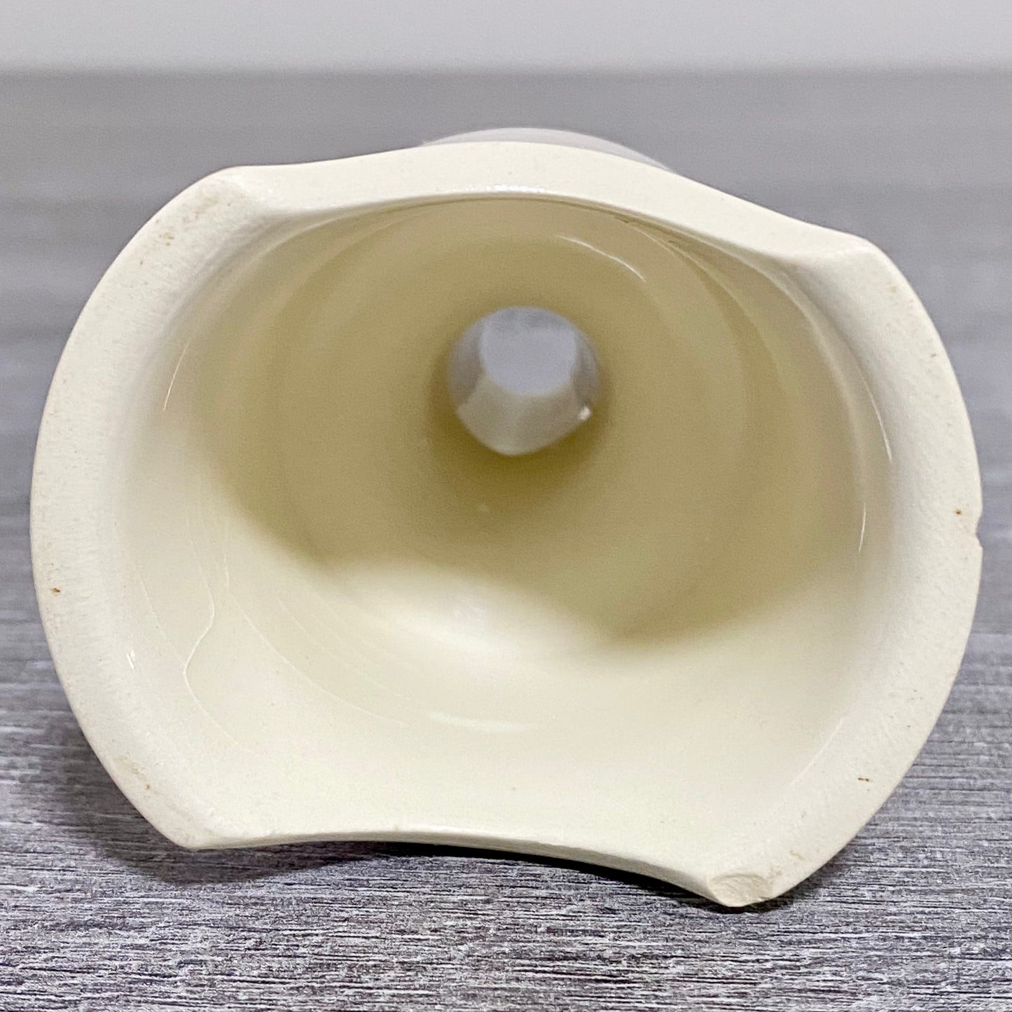 Vintage Ceramic Cream Traditional Pie Funnel Kitchen Baking Cookware Tool