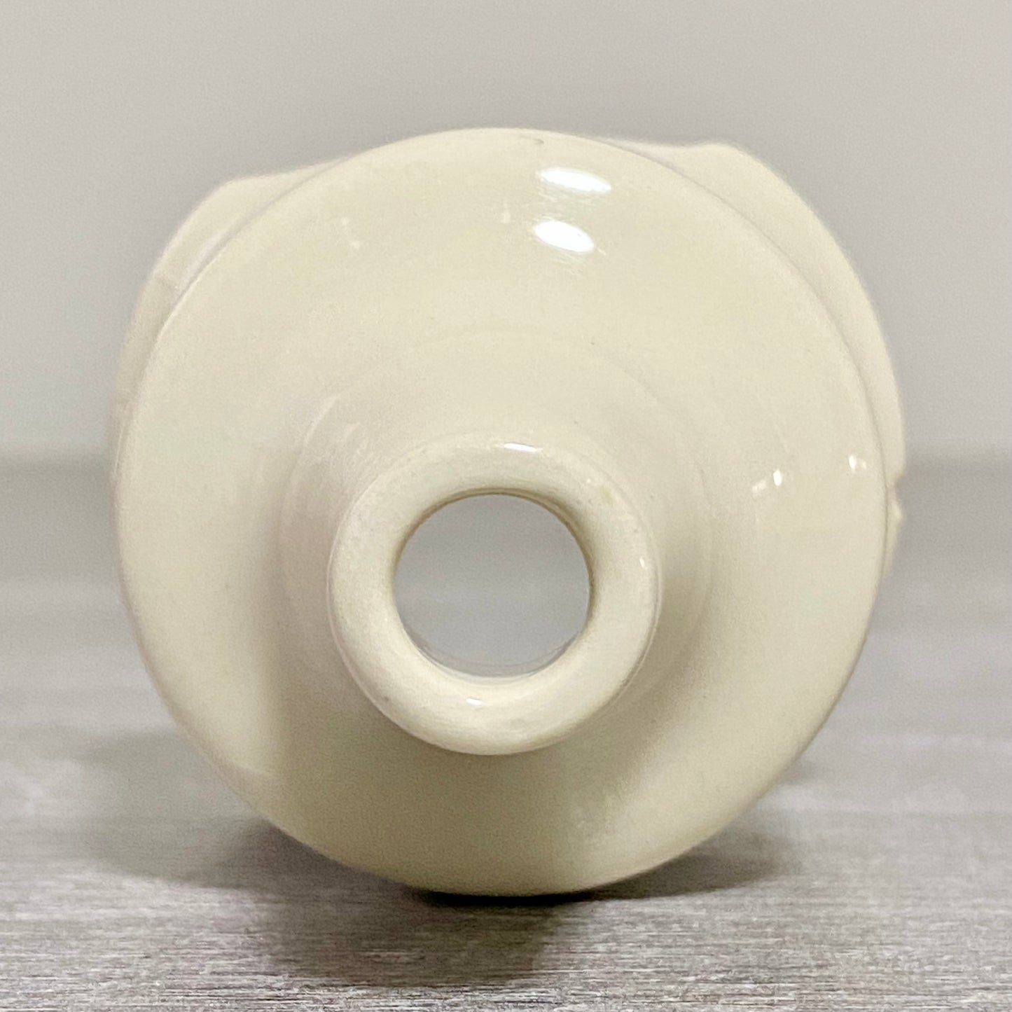 Vintage Ceramic Cream Traditional Pie Funnel Kitchen Baking Cookware Tool