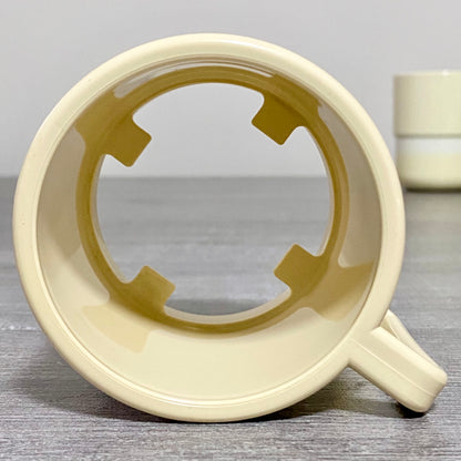 Vintage Plastic Klix Vending Machine Coffee Tea Cup Holder With Mug Set Rare