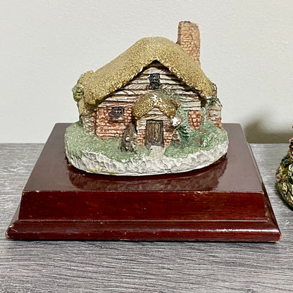 Vintage Miniature Cottages Figurines Ilkley Fine Arts Kerr Craft 1980s Set Of 6