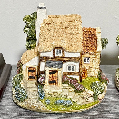 Vintage Miniature Cottages Figurines Ilkley Fine Arts Kerr Craft 1980s Set Of 6