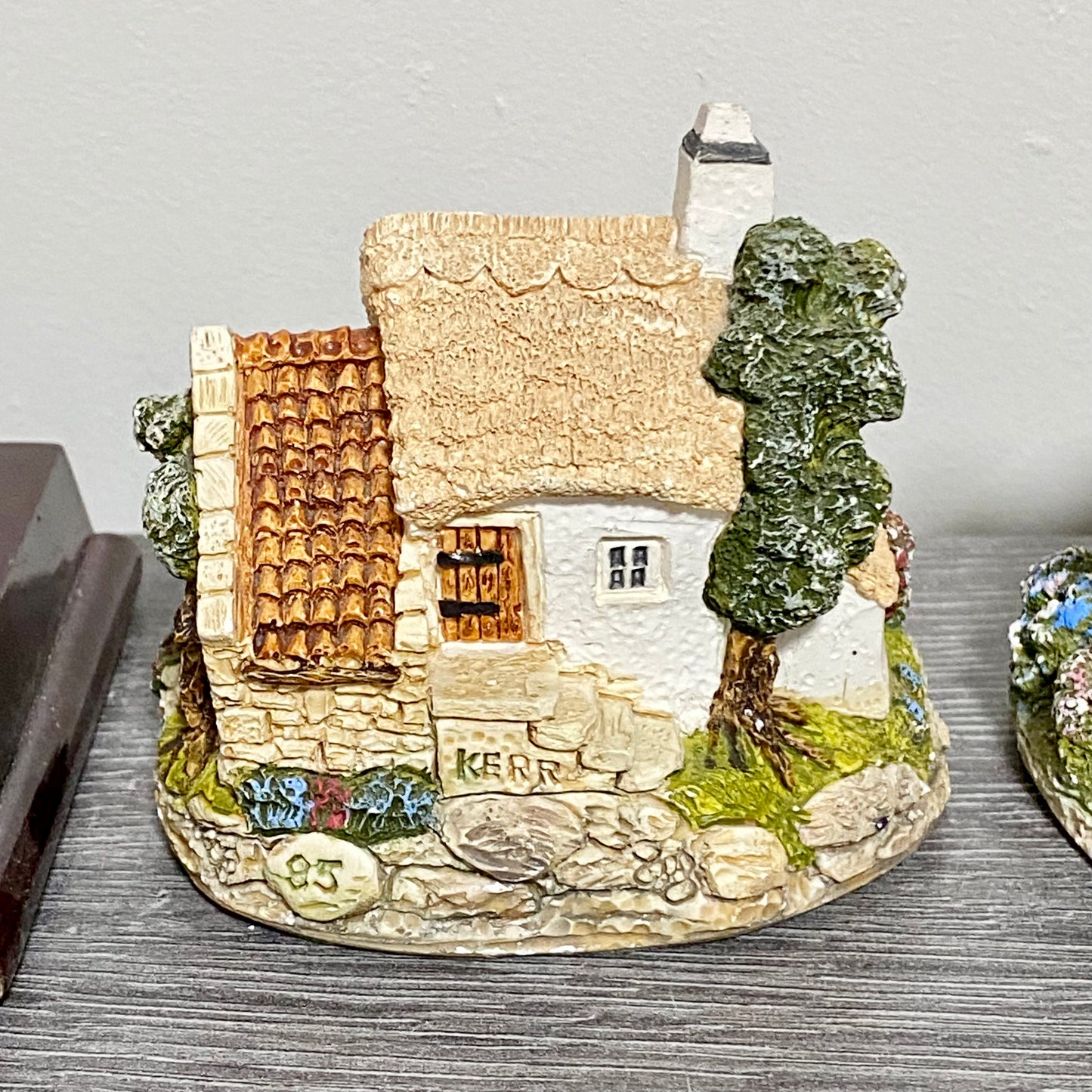 Vintage Miniature Cottages Figurines Ilkley Fine Arts Kerr Craft 1980s Set Of 6